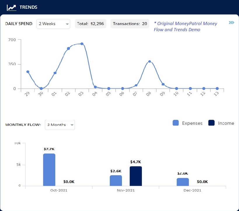 Financial Planning MoneyPatrol Cash Flow