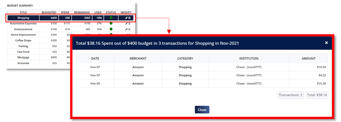 Money Patrol User Guide