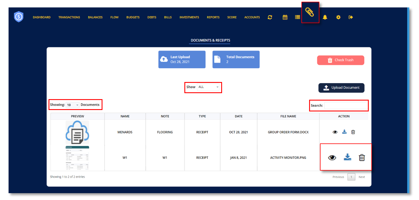 Money Patrol User Guide